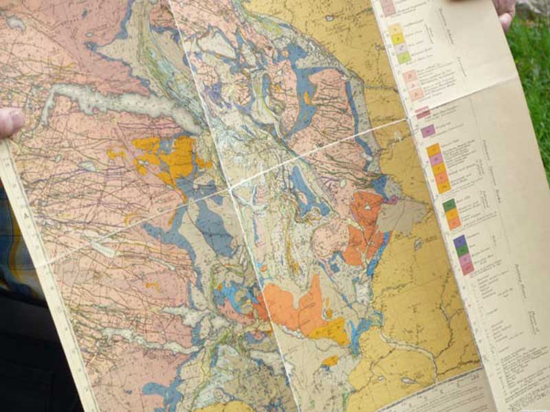 Moine thrust geomap