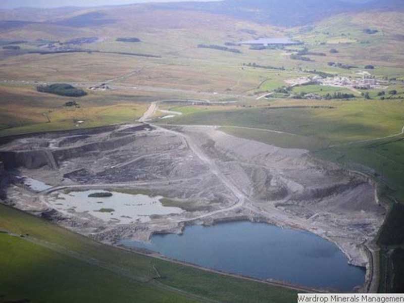 Cumbrian limestone quarry